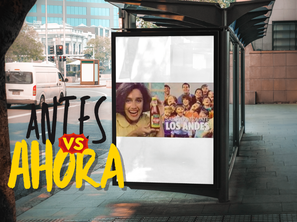 fusión entre antigua y nueva publiciad