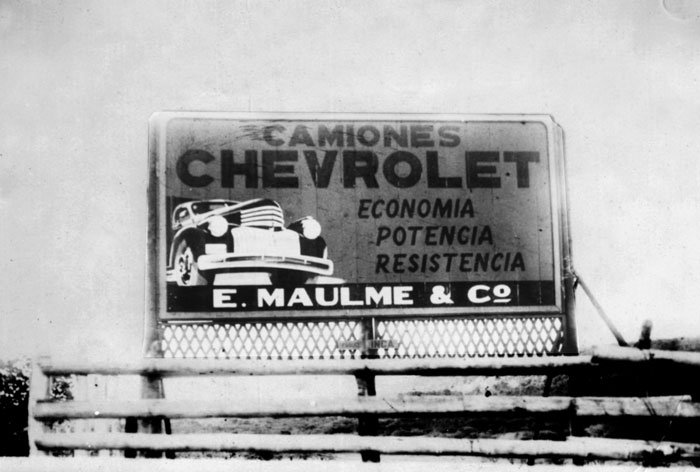 Valla publicitaria Guayaquil 1993